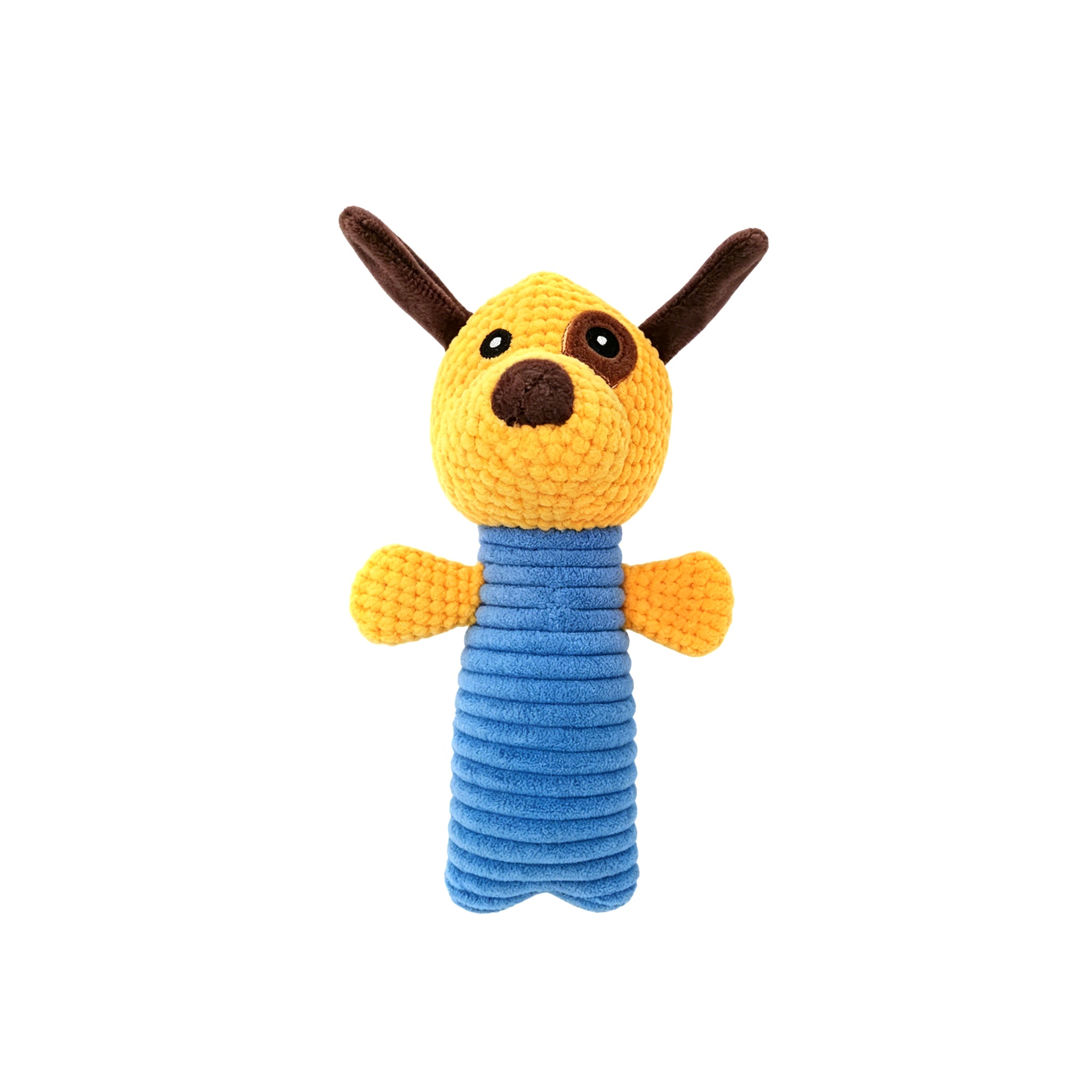 Dog Plush Squeaky Long Stick Toy