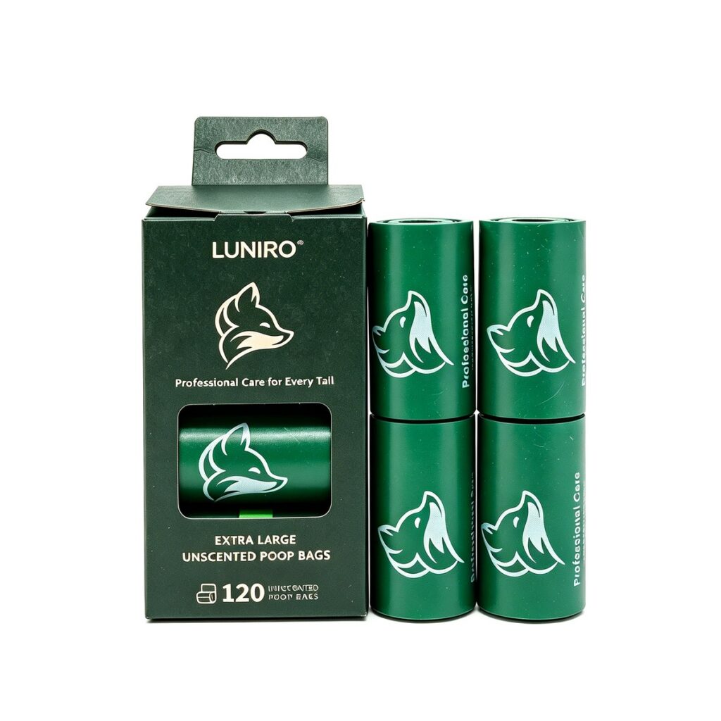 Disposable Pet Waste Bags, 8 Rolls