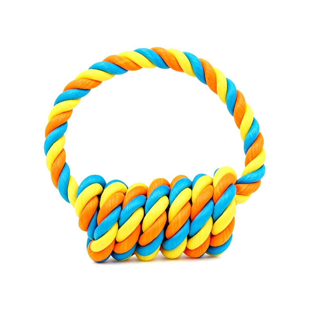 Twisted Rope Knot Toy for Dogs
