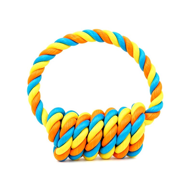 Twisted Rope Knot Toy for Dogs