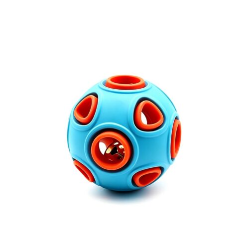 TPR Textured Bell Ball for Dogs