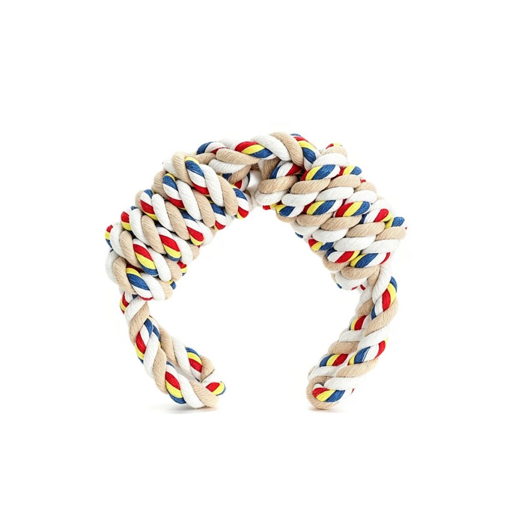 Multicolour Cotton Rope Tug Toy for Dogs