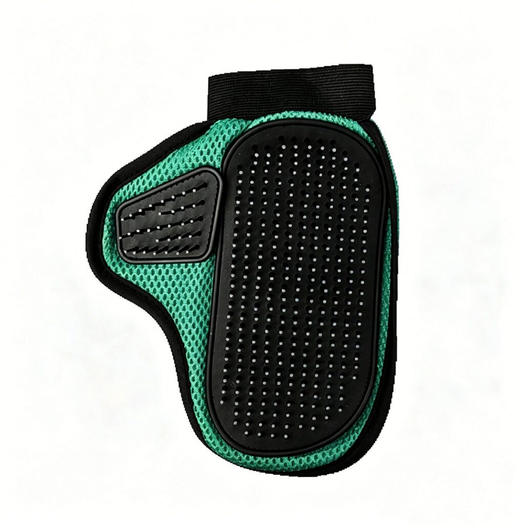 Olive Green Grooming Glove