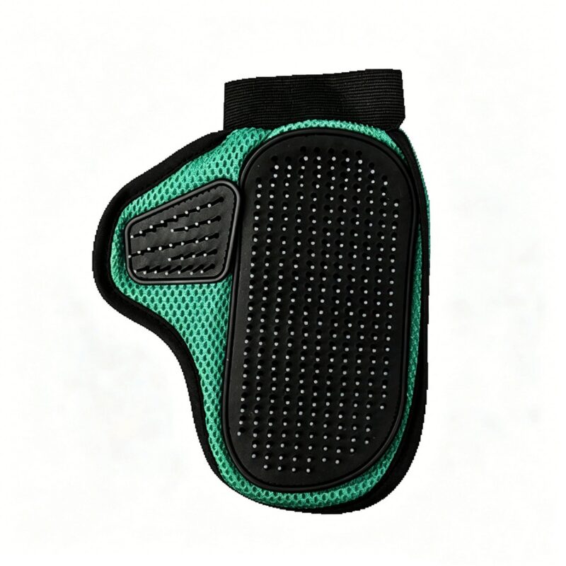 Olive Green Grooming Glove
