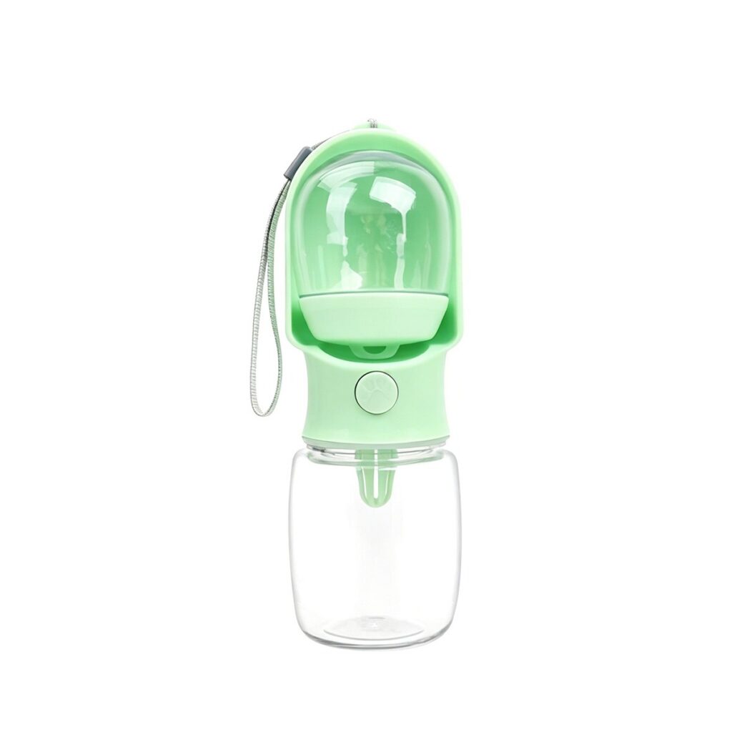Portable Pet Water Bottle with Food Container