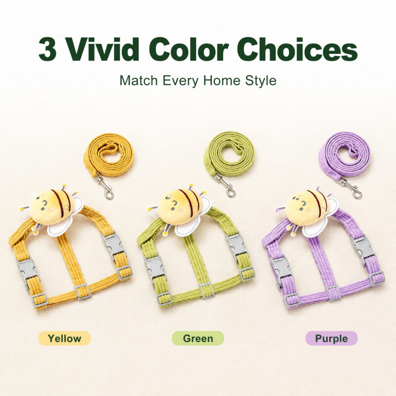 H-Style Cat Harness and Lead Set