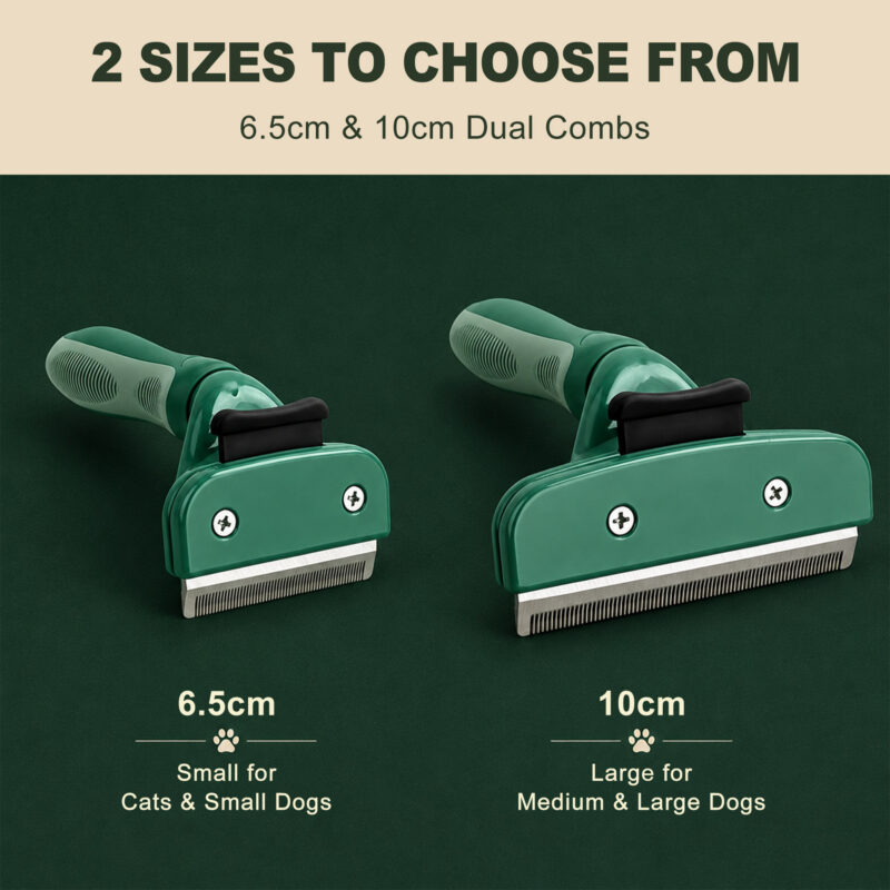 Self-Cleaning Dematting Comb for Pets
