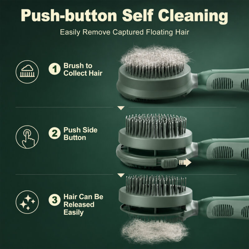 主图3 拷贝 Pet Double-Sided Massage Brush