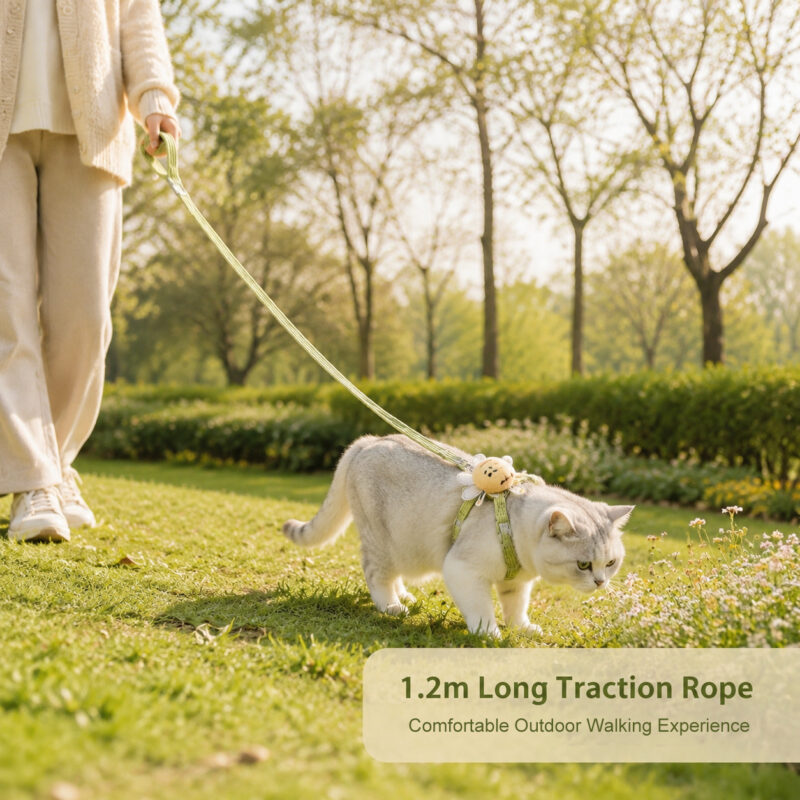 H-Style Cat Harness and Lead Set