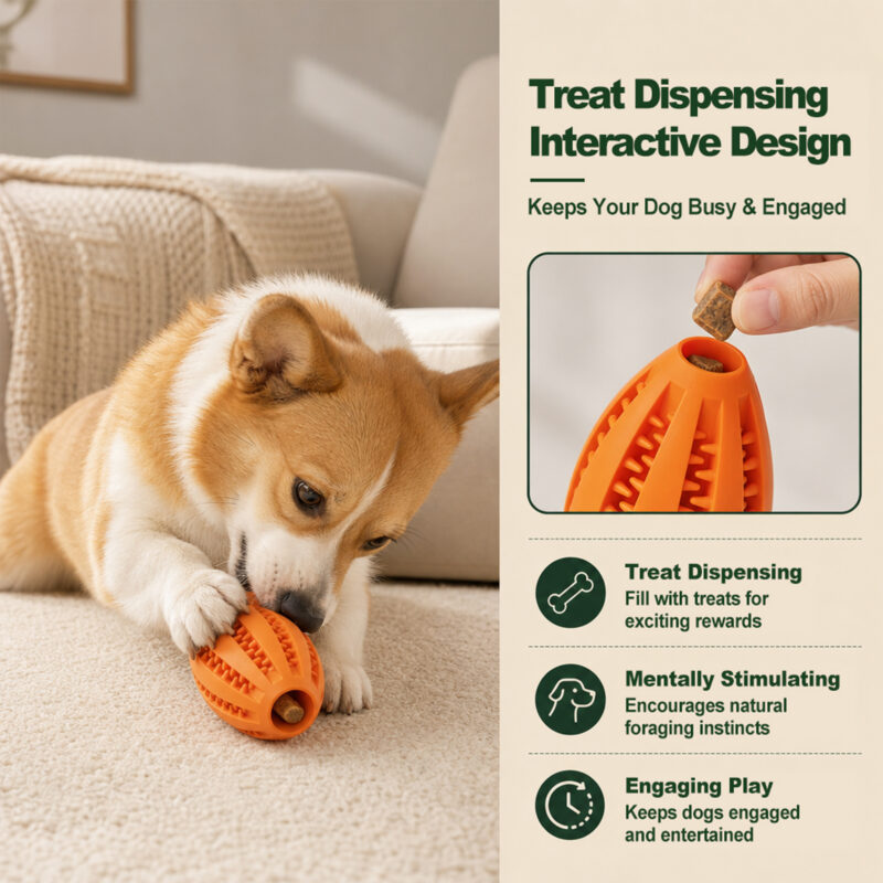主图4 拷贝 Dog Dental Rugby Toy